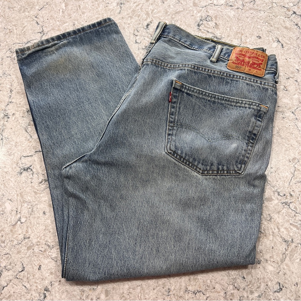 Levi’s 550 Relaxed Fit Men’s 44/30 Denim Jeans